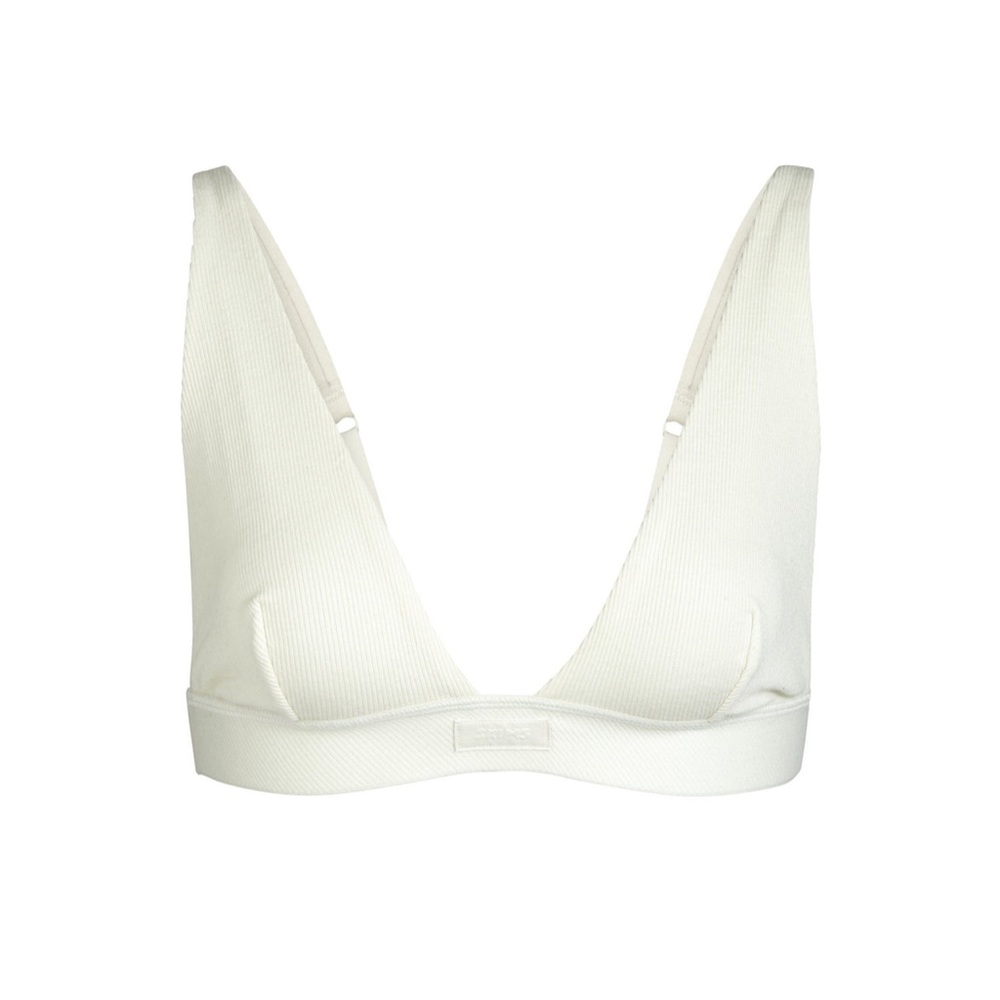 Skims Plunge Bralette Bone